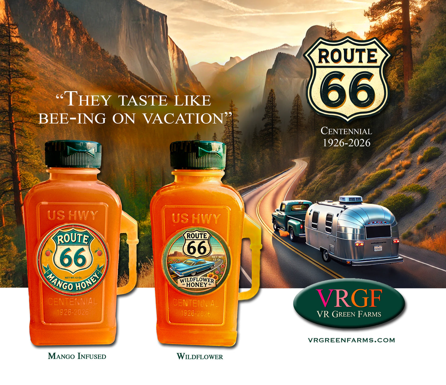 Route 66 Gourmet Centennial Mango Honey