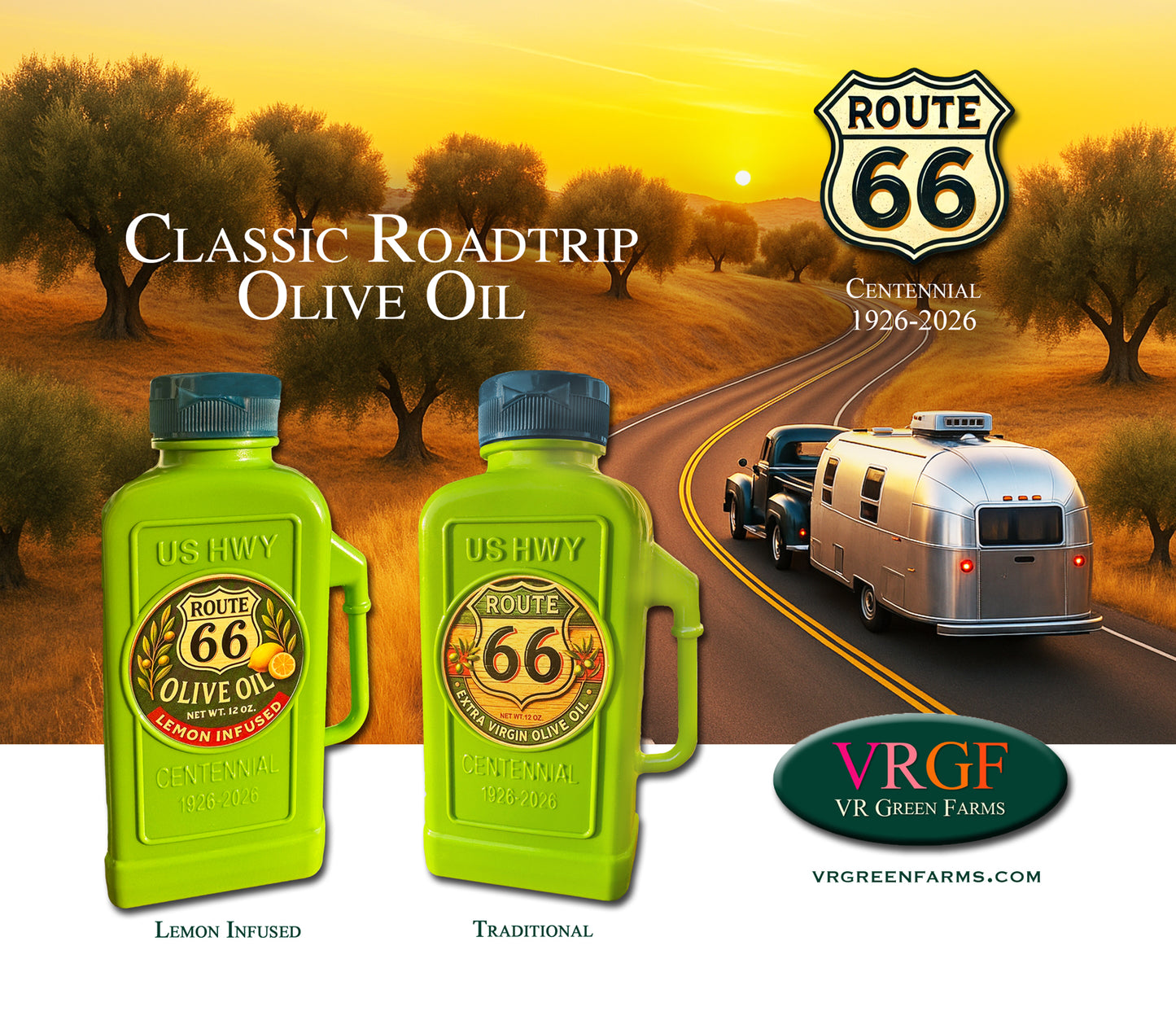 Route 66 Gourmet Centennial Lemon Infused Olive Oil