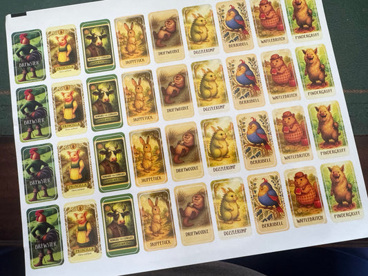 Hopedale Village Character Stickers