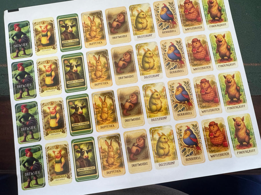 Hopedale Village Friendship Cards and Stickies