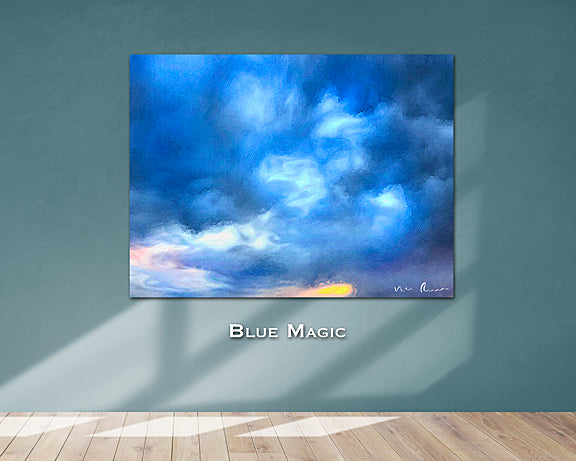 Blue Magic Wall Print 60x40