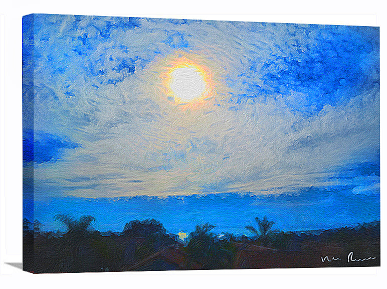 Lone Star Wrapped Canvas Print