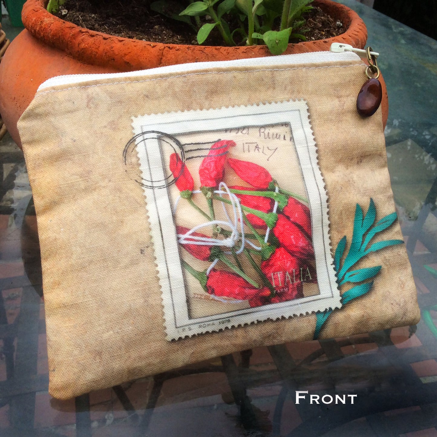 Red Peppers Travel Bag