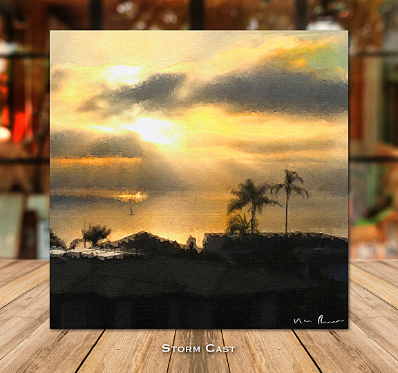 Storm Cast Wrapped Canvas Print