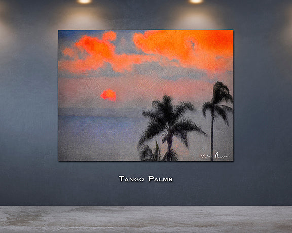 Tango Palms Wall Print 60x40