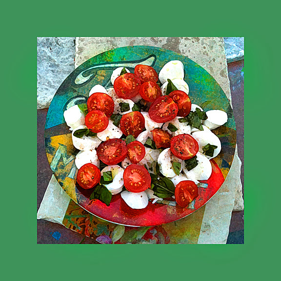 Caprese Salad Archival Luster Print