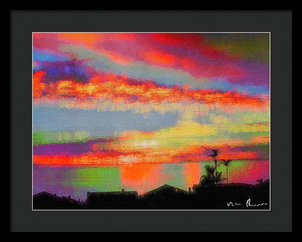 Brushstrokes - Framed Print