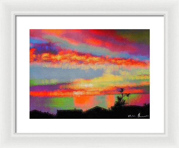 Brushstrokes - Framed Print