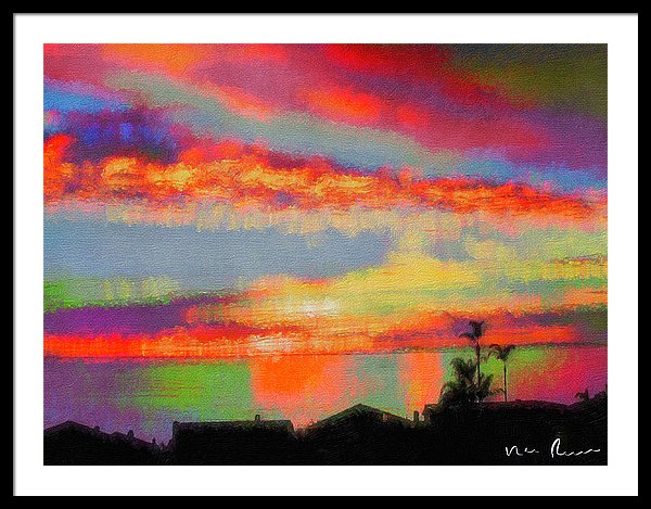 Brushstrokes - Framed Print