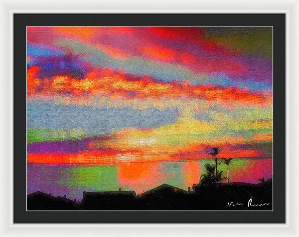 Brushstrokes - Framed Print