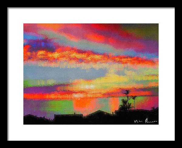 Brushstrokes - Framed Print