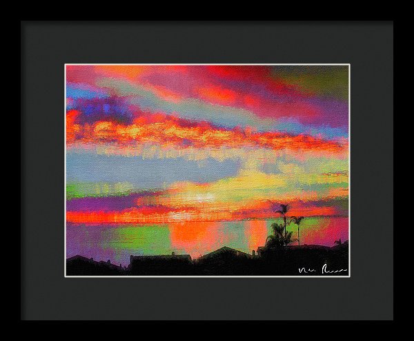 Brushstrokes - Framed Print