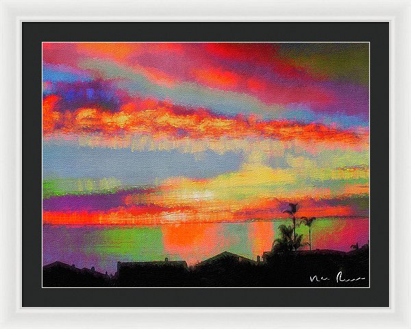 Brushstrokes - Framed Print