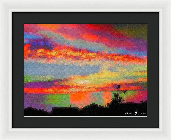 Brushstrokes - Framed Print