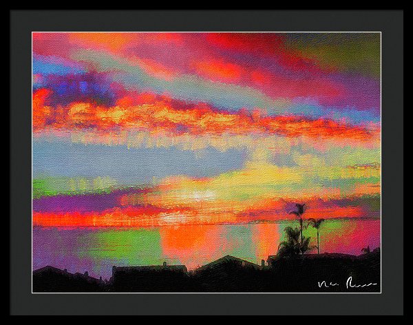 Brushstrokes - Framed Print