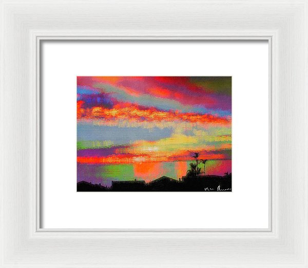 Brushstrokes - Framed Print