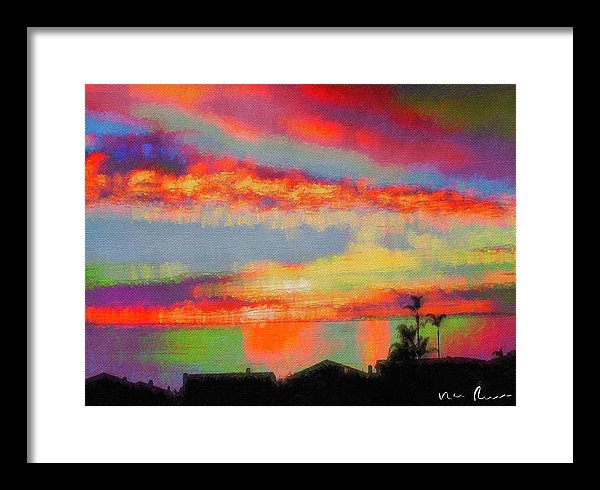 Brushstrokes - Framed Print