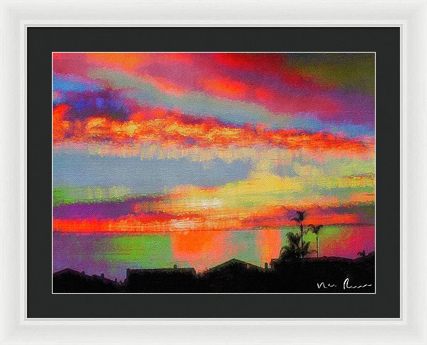 Brushstrokes - Framed Print