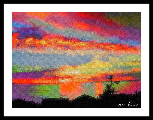 Brushstrokes - Framed Print