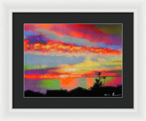 Brushstrokes - Framed Print