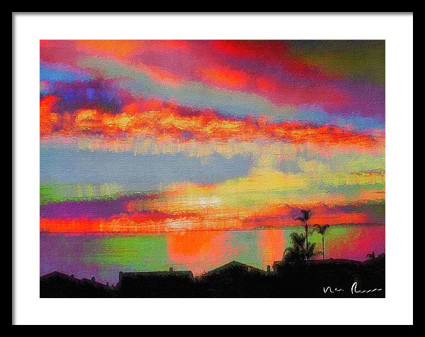 Brushstrokes - Framed Print