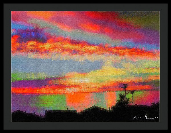 Brushstrokes - Framed Print