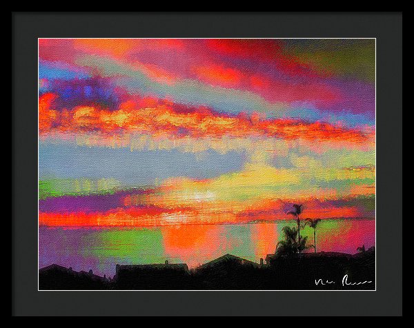 Brushstrokes - Framed Print
