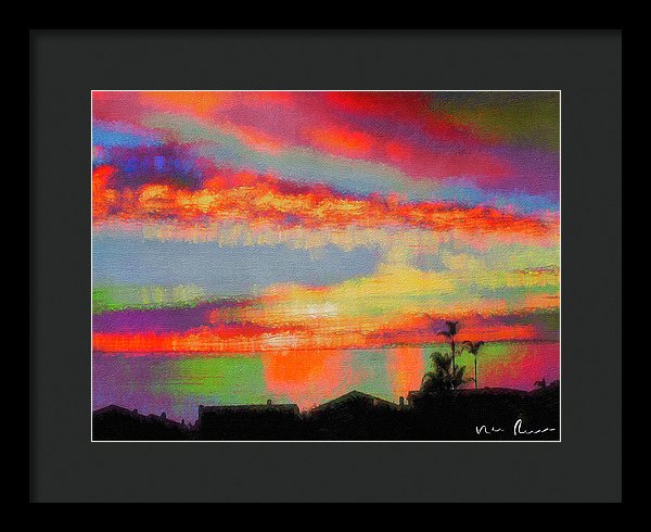 Brushstrokes - Framed Print
