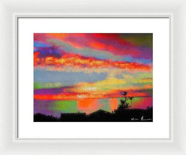 Brushstrokes - Framed Print