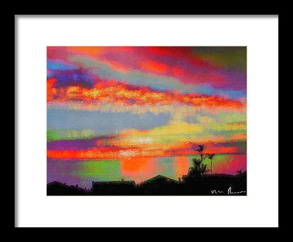 Brushstrokes - Framed Print
