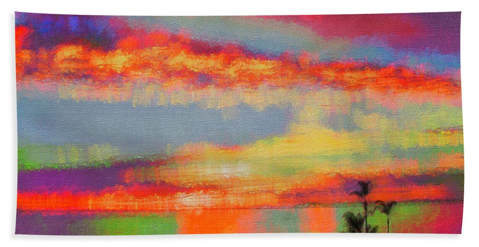 Brushstrokes - Bath Towel