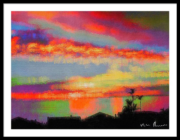 Brushstrokes - Framed Print