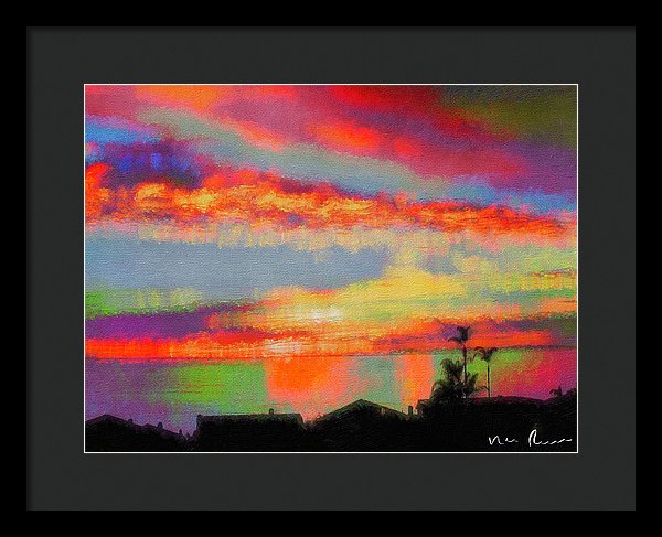 Brushstrokes - Framed Print