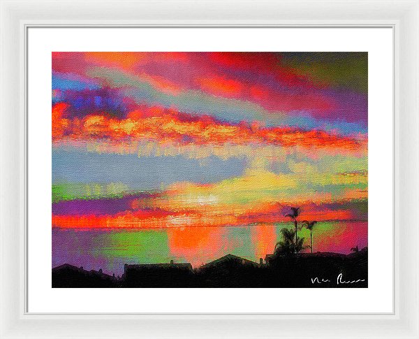Brushstrokes - Framed Print