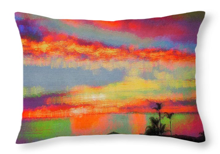 Brushstrokes - Throw Pillow