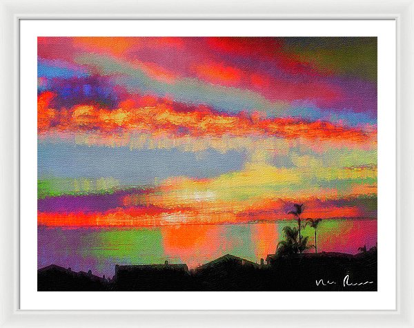 Brushstrokes - Framed Print