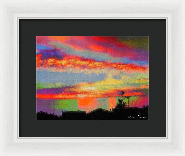 Brushstrokes - Framed Print