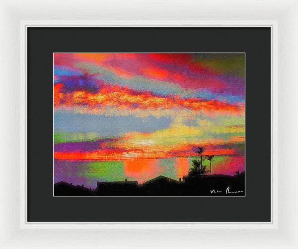Brushstrokes - Framed Print