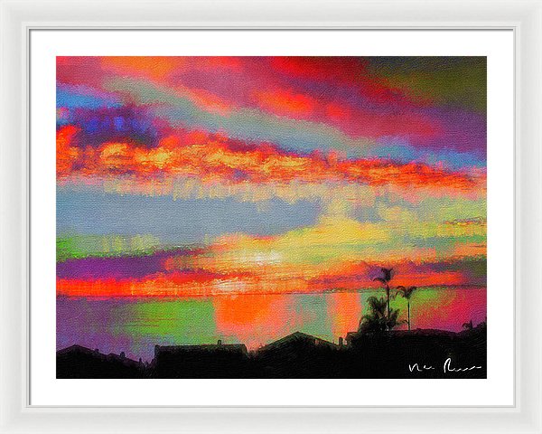 Brushstrokes - Framed Print