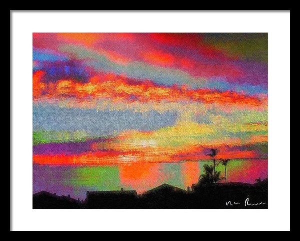 Brushstrokes - Framed Print