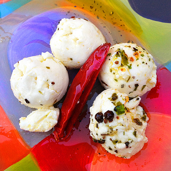 Goat Cheese Wrapped Canvas Print
