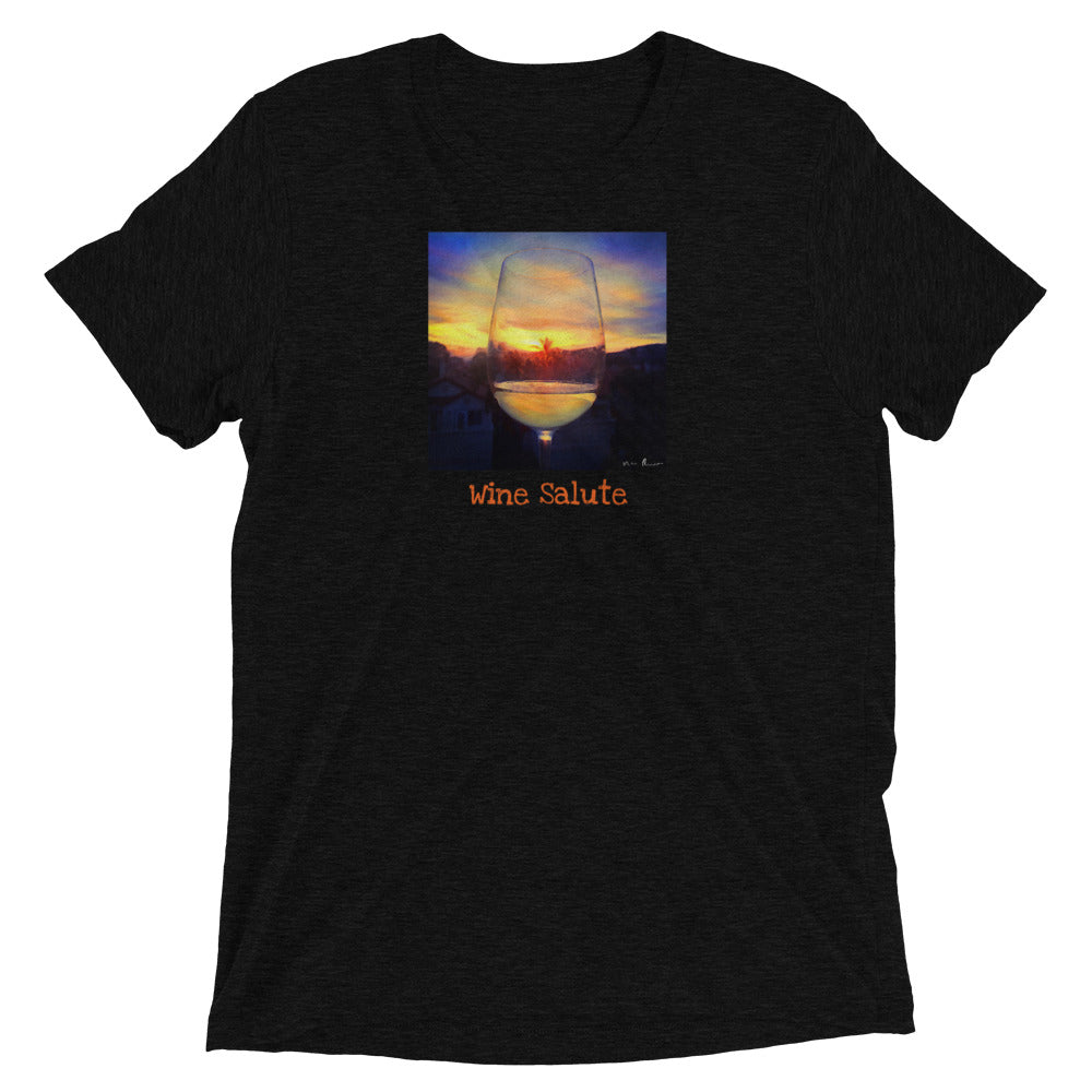 Wine Salute Short Sleeve T-shirt