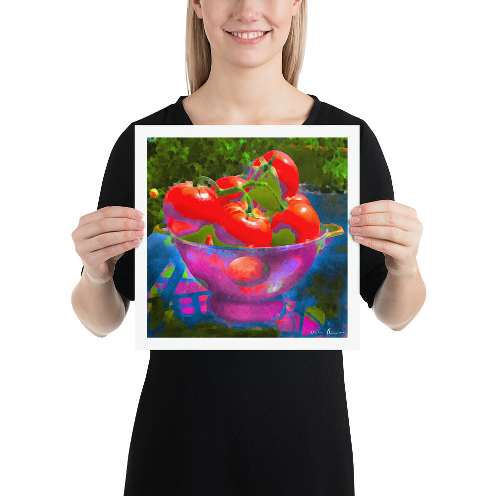Summer Ripe Tomatoes Luster Archival Print