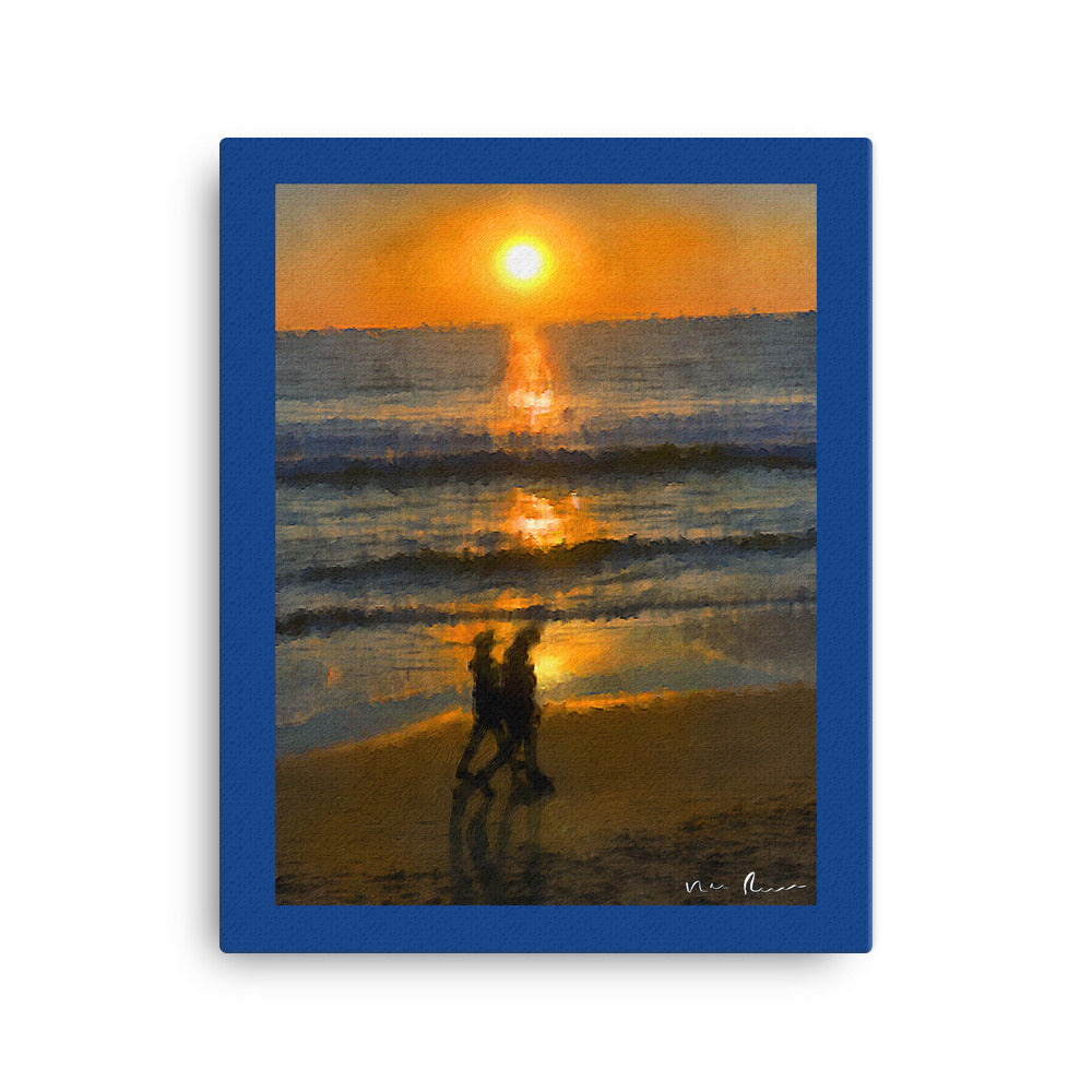 Twosome Wrapped Canvas Print