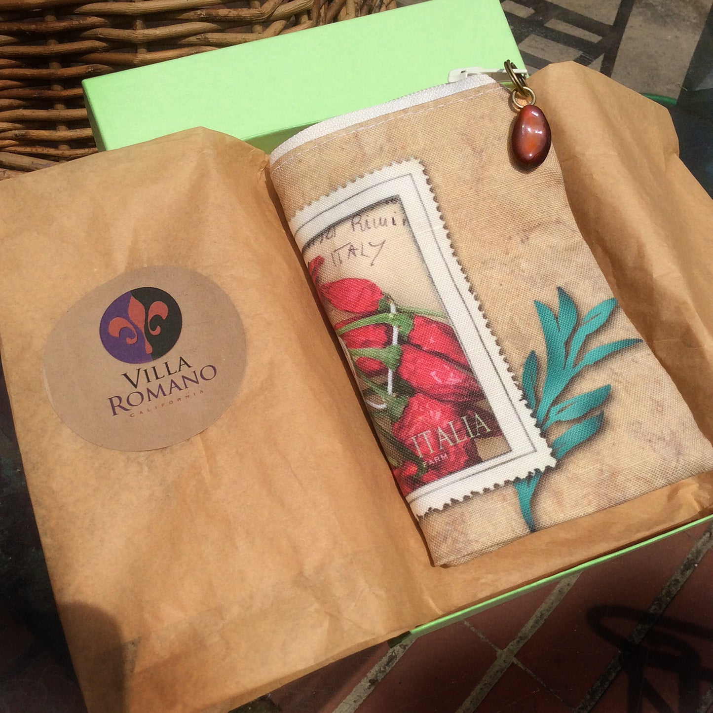 Red Peppers Travel Bag