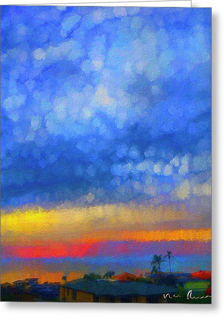 Twilight Blues - Greeting Card