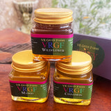 Three Gourmet Honey Sampler with Gift Box