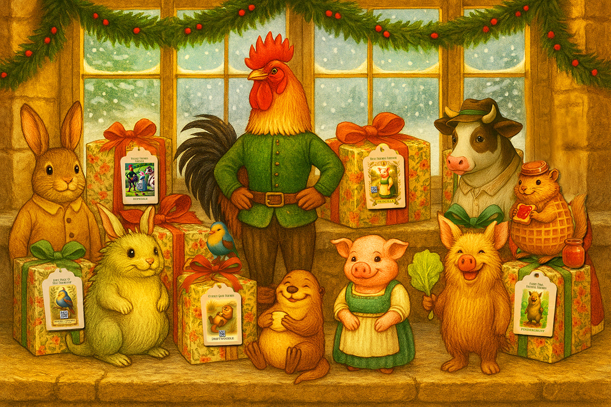 Hopedale Village Friendship Cards, Gift Tags, and Stickies