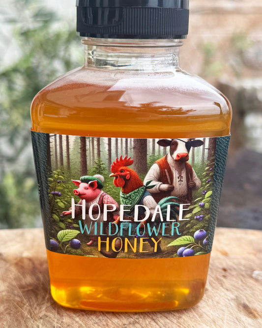 Hopedale Wildflower Honey Squeeze Bottle