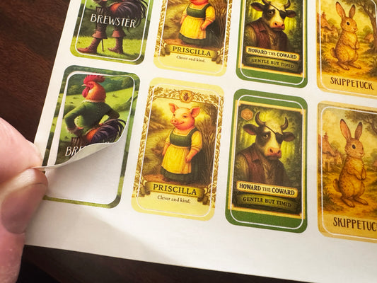 Hopedale Village Character Stickers